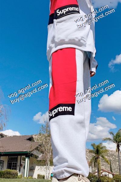 シュプリームコピー 3色可選 Supreme偽物 20SS Color Blocked Sweatpant スエットパンツ SUPREMEコピー 