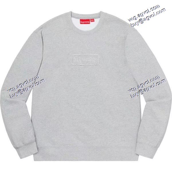 人気商品登場シュプリームコピー多色可選 2020秋冬新作 Supreme 20 ss Cut Logo CrewneckカットレリーフLOGO丸首ガーゼ SUPREMEコピープルオーバーパーカー 