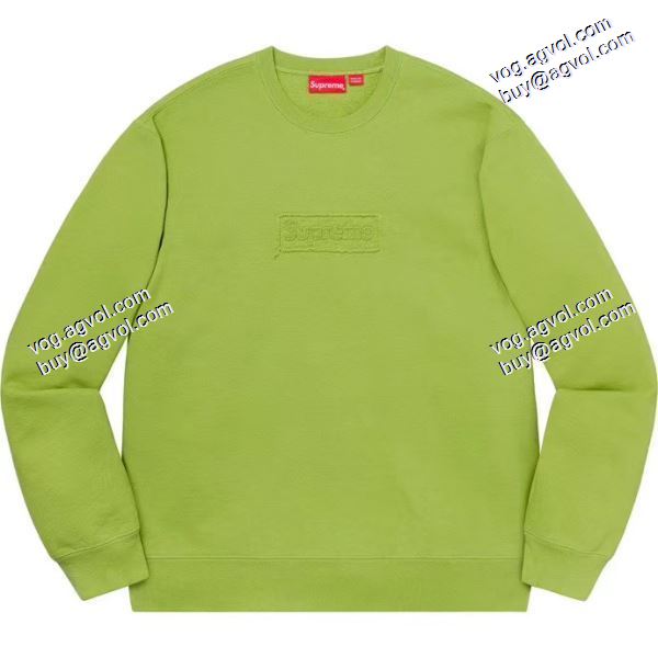人気商品登場シュプリームコピー多色可選 2020秋冬新作 Supreme 20 ss Cut Logo CrewneckカットレリーフLOGO丸首ガーゼ SUPREMEコピープルオーバーパーカー 
