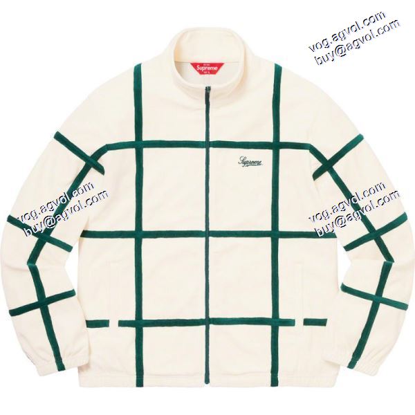 存在感のあるSUPREMEコピー ブルゾン 2色可選 Supreme 20 ss Grid Taping シュプリームコピー ビロードステッチストライプのチェックのカラージャケット