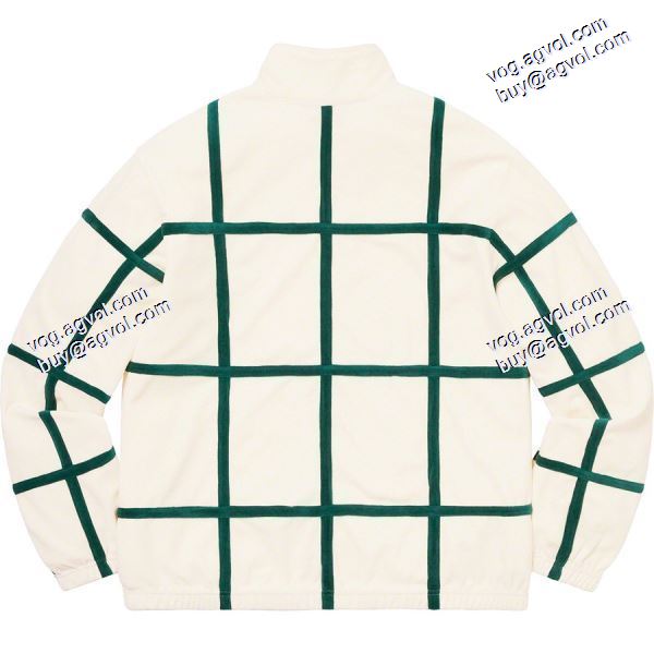 存在感のあるSUPREMEコピー ブルゾン 2色可選 Supreme 20 ss Grid Taping シュプリームコピー ビロードステッチストライプのチェックのカラージャケット