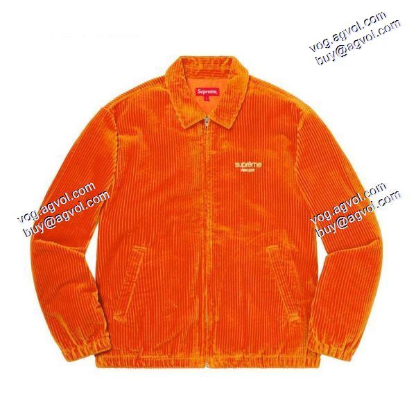 SUPREMEコピー 2020秋冬 Supreme 20 ss Wide Wale Corduroyフレックスジャケットファスナージャケット ウールコート 高級感ある シュプリームコピー 多色可選