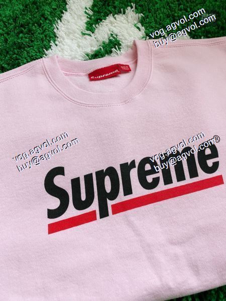 定番無地パーカー シュプリームコピー Supreme 20SS Undline Crewneck 下線Logoプルオーバーパーカー 多色可選 SUPREME偽物ブランド