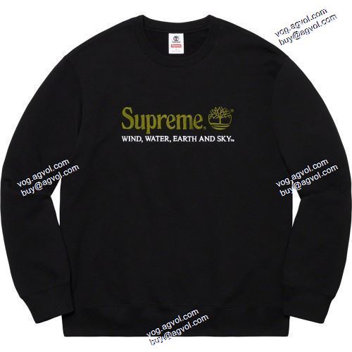 人目を惹くデザイン 4色可選 Supreme 20SS Timberland Crewneck プルオーバーパーカー  シュプリームブランドコピー