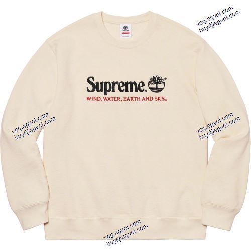 人目を惹くデザイン 4色可選 Supreme 20SS Timberland Crewneck プルオーバーパーカー  シュプリームブランドコピー