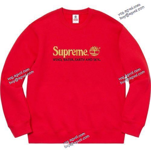人目を惹くデザイン 4色可選 Supreme 20SS Timberland Crewneck プルオーバーパーカー  シュプリームブランドコピー