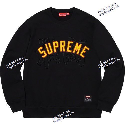 SUPREMEコピーブランド Supreme 20ss Kanji Logo Crewneck プルオーバーパーカー逸品 多色可選