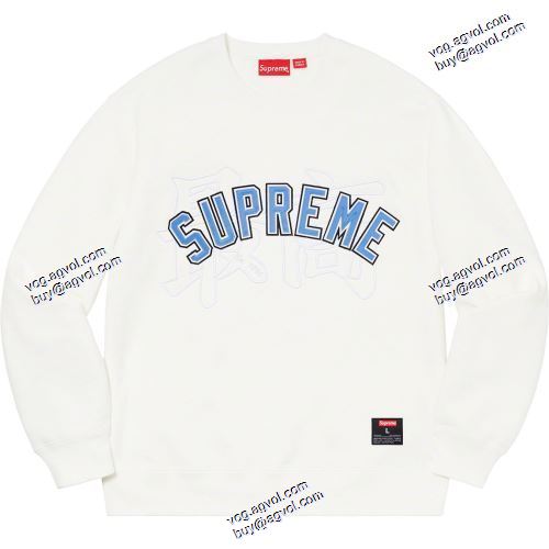 SUPREMEコピーブランド Supreme 20ss Kanji Logo Crewneck プルオーバーパーカー逸品 多色可選