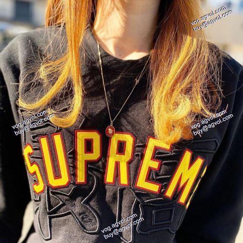 SUPREMEコピーブランド Supreme 20ss Kanji Logo Crewneck プルオーバーパーカー逸品 多色可選