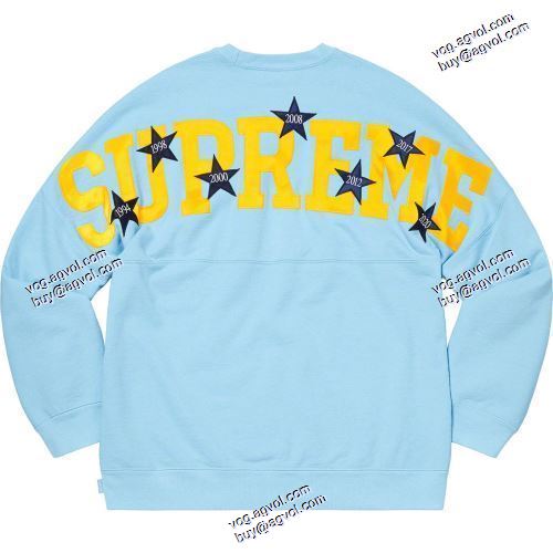  シュプリームコピー Supreme 20SS Stars Crewneck 4色可選  プルオーバーパーカー SUPREMEブランド コピー