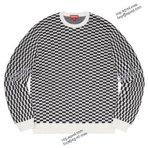 ゆったりとしたサイズ感 Supreme 20SS Back Logo Sweater プルオーバー SUPREME偽物ブランド