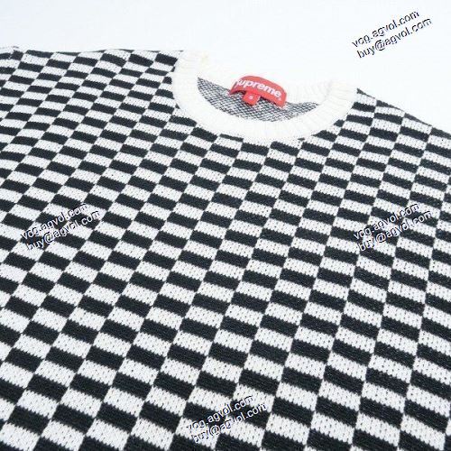 ゆったりとしたサイズ感 Supreme 20SS Back Logo Sweater プルオーバー SUPREME偽物ブランド