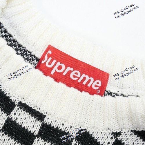 ゆったりとしたサイズ感 Supreme 20SS Back Logo Sweater プルオーバー SUPREME偽物ブランド