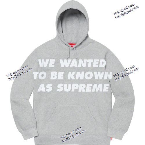 シュプリームコピー SUPREME 20SS KNOWN AS HOODED パーカー適度な厚み 2色可選 シュプリーム偽物ブランド