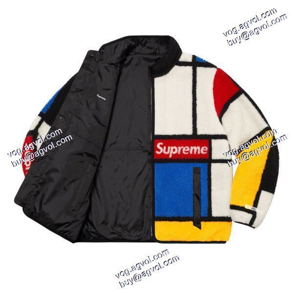 肌触りの気持ちい〜 シュプリーム Supreme 20FW Reversible Jacket 2020秋冬 偽物ブランド ブルゾン
