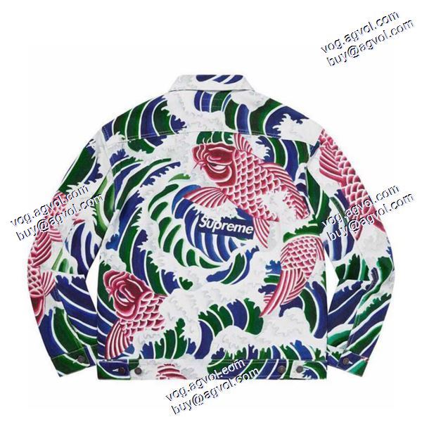 シュプリーム SUPREME 2020秋冬 今からの季節にピッタリ！Supreme Waves Work Jacket デニムジャケット シュプリームブランドコピー