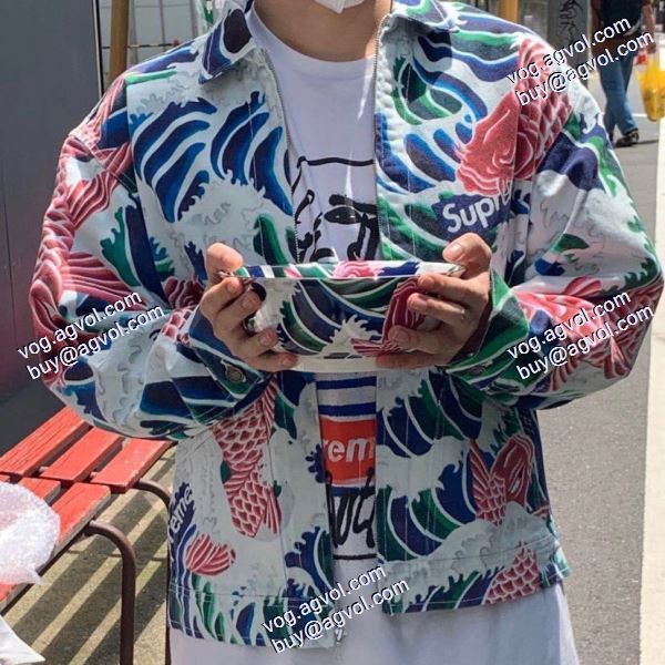 シュプリーム SUPREME 2020秋冬 今からの季節にピッタリ！Supreme Waves Work Jacket デニムジャケット シュプリームブランドコピー