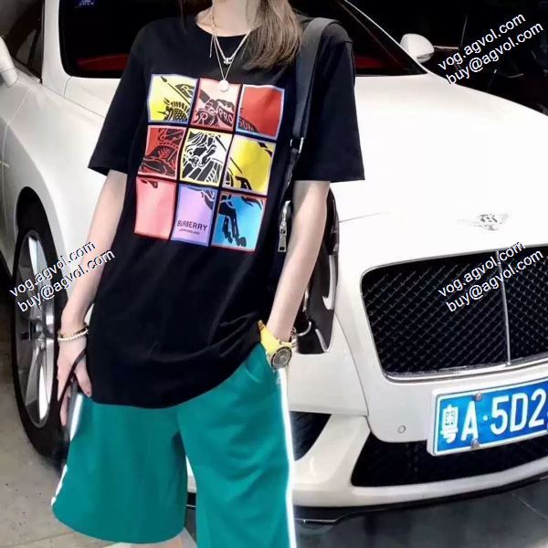ファッション 人気 バーバリー BURBERRY 2020春夏新作 Tシャツ/半袖  2色可選