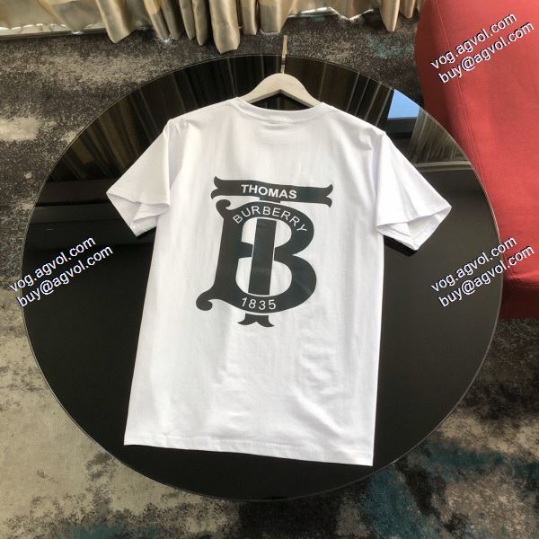 バーバリー BURBERRY 2020春夏新作 Tシャツ/半袖  2色可選  お洒落に魅せる