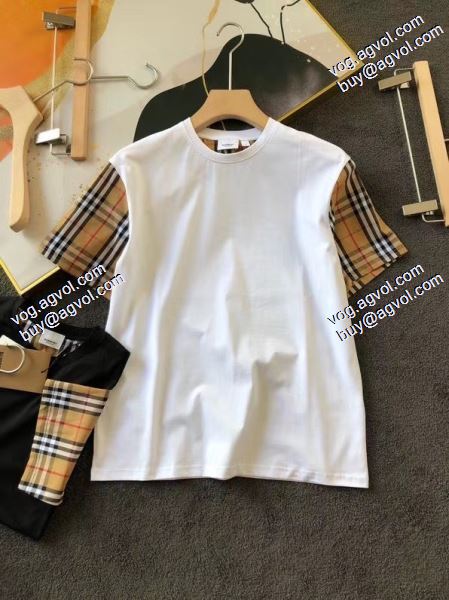 バーバリー極上の着心地 BURBERRY 2020春夏新作 Tシャツ/半袖  2色可選