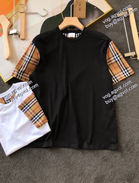 バーバリー極上の着心地 BURBERRY 2020春夏新作 Tシャツ/半袖  2色可選