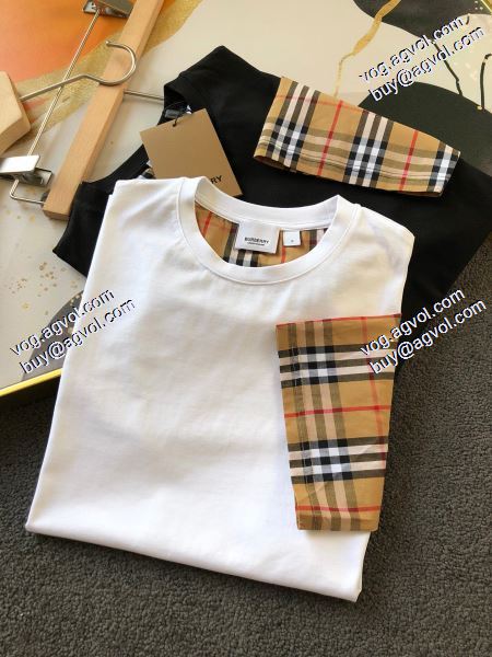 バーバリー極上の着心地 BURBERRY 2020春夏新作 Tシャツ/半袖  2色可選