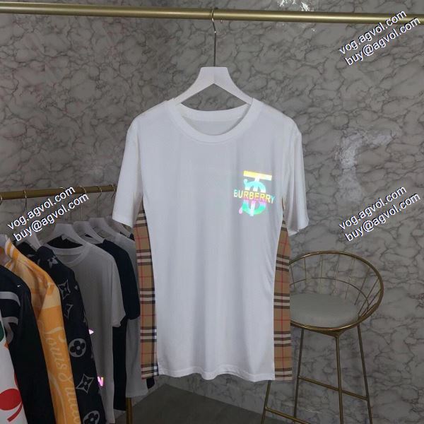 バーバリー BURBERRY 2020春夏新作  2色可選  大絶賛の履き心地! Tシャツ/半袖