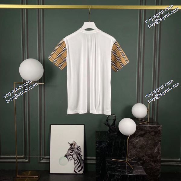 存在感のあるTシャツ/半袖  2色可選  バーバリー BURBERRY 2020春夏新作