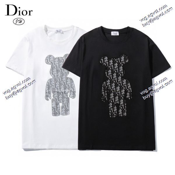 2020春夏新作 ディオール DIOR肌触りの気持ちいTシャツ/半袖 2色可選 大人キレイに仕立てる