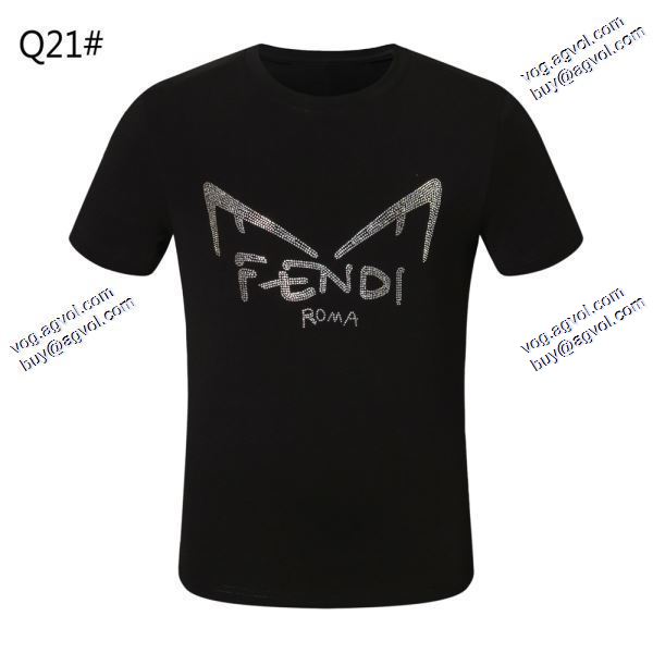 フェンディ FENDI Tシャツ/半袖強い魅力を感じる一枚 2色可選 2020春夏新作肌触りの気持ちい