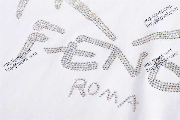 フェンディ FENDI Tシャツ/半袖強い魅力を感じる一枚 2色可選 2020春夏新作肌触りの気持ちい