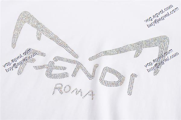 フェンディ FENDI Tシャツ/半袖強い魅力を感じる一枚 2色可選 2020春夏新作肌触りの気持ちい
