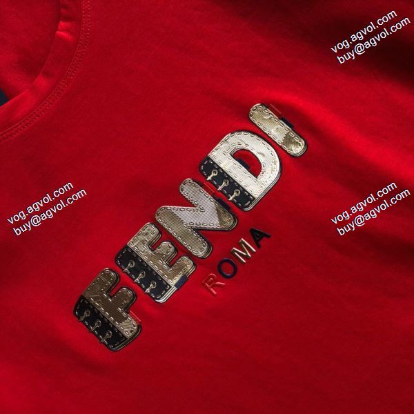 フェンディ海外セレブ定番愛用 FENDI Tシャツ/半袖  3色可選 2020春夏新作