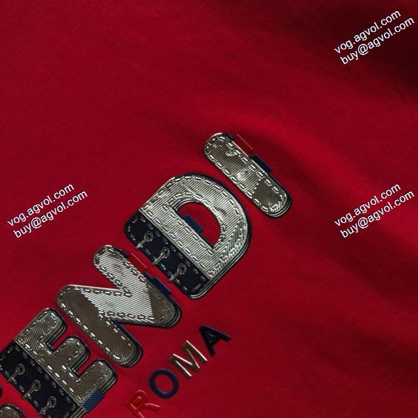 フェンディ海外セレブ定番愛用 FENDI Tシャツ/半袖  3色可選 2020春夏新作