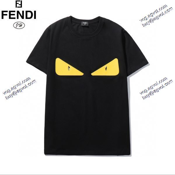 個性派 フェンディ2色可選 FENDI Tシャツ/半袖 雑誌掲載アイテム 2020春夏新作 お買い得品