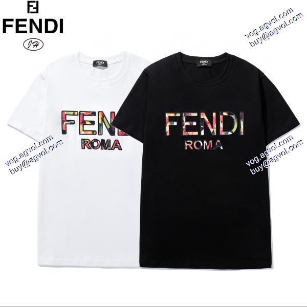お買い得品 2色可選 フェンディ FENDI Tシャツ/半袖 高級感ある 2020春夏新作