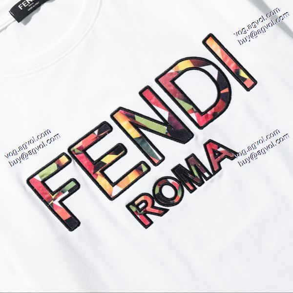 お買い得品 2色可選 フェンディ FENDI Tシャツ/半袖 高級感ある 2020春夏新作