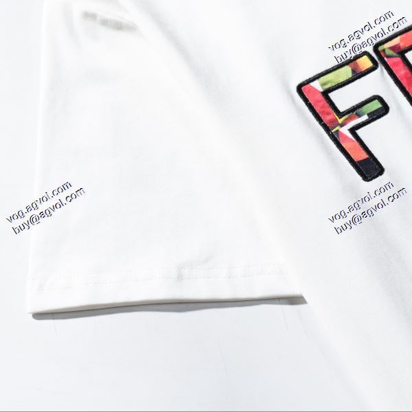 お買い得品 2色可選 フェンディ FENDI Tシャツ/半袖 高級感ある 2020春夏新作