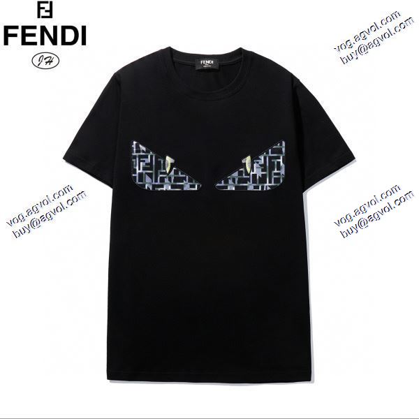 人気ブログ掲載フェンディ FENDI Tシャツ/半袖  2020春夏新作 2色可選 追跡付/関税無