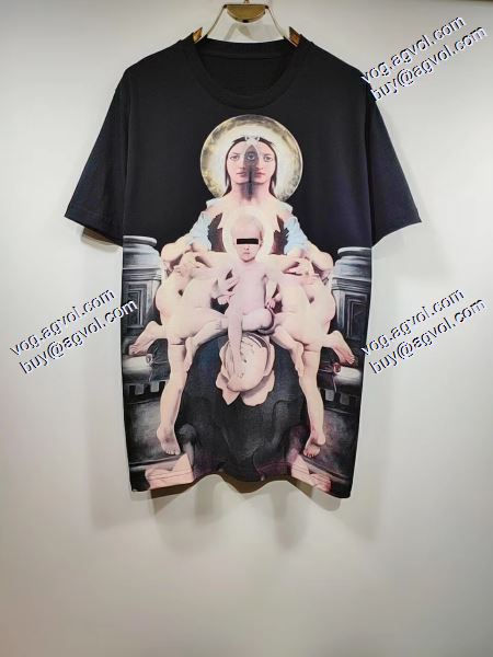 肌触りの気持ちいジバンシー GIVENCHY 2020春夏新作 Tシャツ/半袖 個性的なデザイン