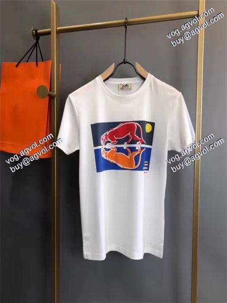 大人キレイに仕立てる 2020春夏新作 エルメス HERMES Tシャツ/半袖  2色可選