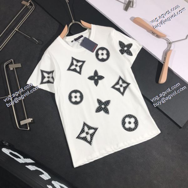 2色可選 人気雑誌掲載 2020春夏新作 ルイ ヴィトン存在感のある  LOUIS VUITTON Tシャツ/半袖