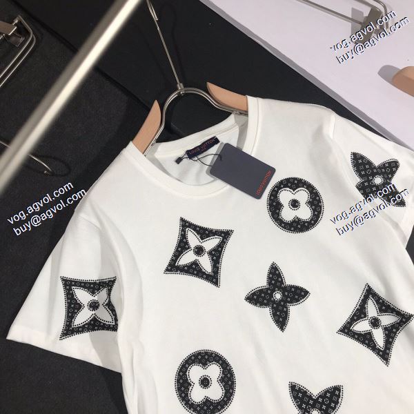 2色可選 人気雑誌掲載 2020春夏新作 ルイ ヴィトン存在感のある  LOUIS VUITTON Tシャツ/半袖