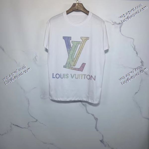 LOUIS VUITTONモデル大絶賛 Tシャツ/半袖 2色可選 モデル大絶賛2020春夏新作ルイ ヴィトン高品質