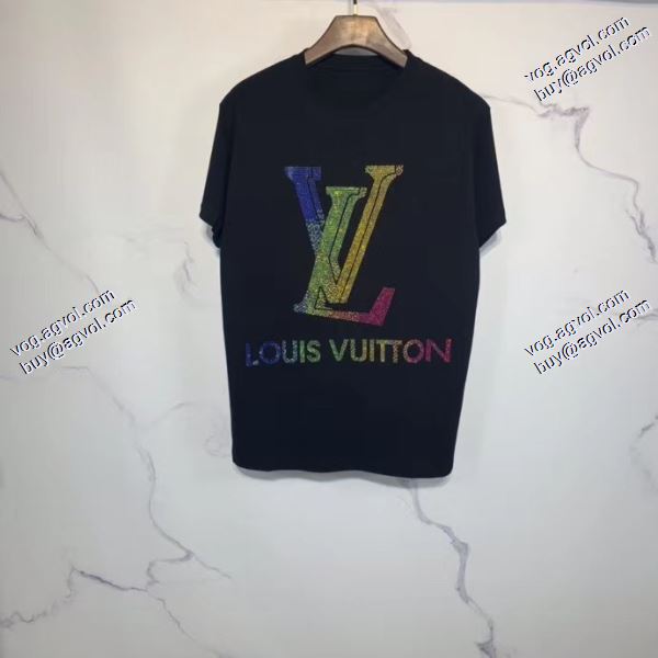 LOUIS VUITTONモデル大絶賛 Tシャツ/半袖 2色可選 モデル大絶賛2020春夏新作ルイ ヴィトン高品質