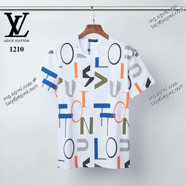 人気ブログ掲載 2020春夏新作ルイ ヴィトン LOUIS VUITTON Tシャツ/半袖 2色可選