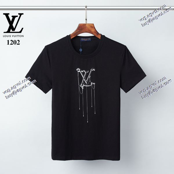 大人キレイに仕立てる 2020春夏新作ルイ ヴィトン LOUIS VUITTON Tシャツ/半袖 2色可選