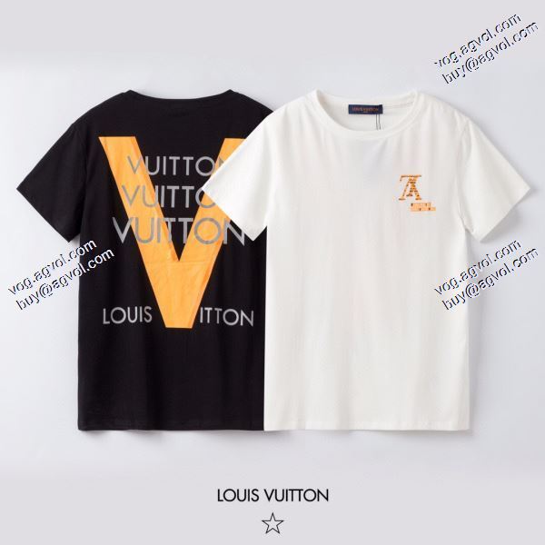 海外セレブ定番愛用 LOUIS VUITTON Tシャツ/半袖 2色可選 2020春夏新作ルイ ヴィトン