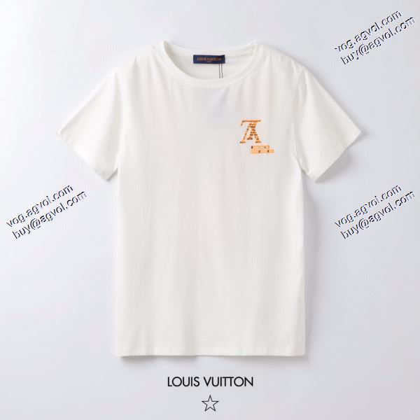 海外セレブ定番愛用 LOUIS VUITTON Tシャツ/半袖 2色可選 2020春夏新作ルイ ヴィトン