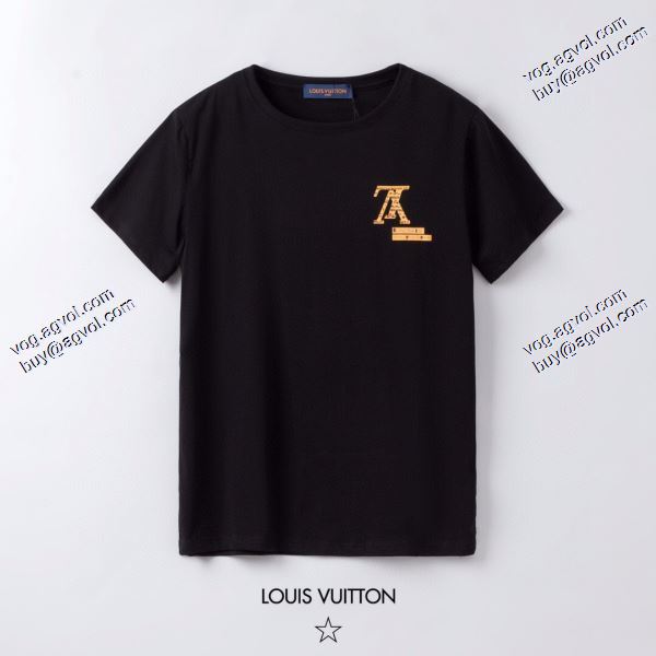 海外セレブ定番愛用 LOUIS VUITTON Tシャツ/半袖 2色可選 2020春夏新作ルイ ヴィトン